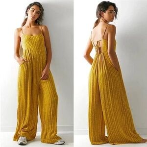 Urban Outfitters Yellow Jumpsuit